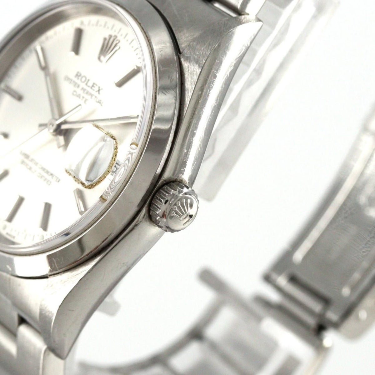 Rolex Oyster Perpetual Date SS Automatic — view 3