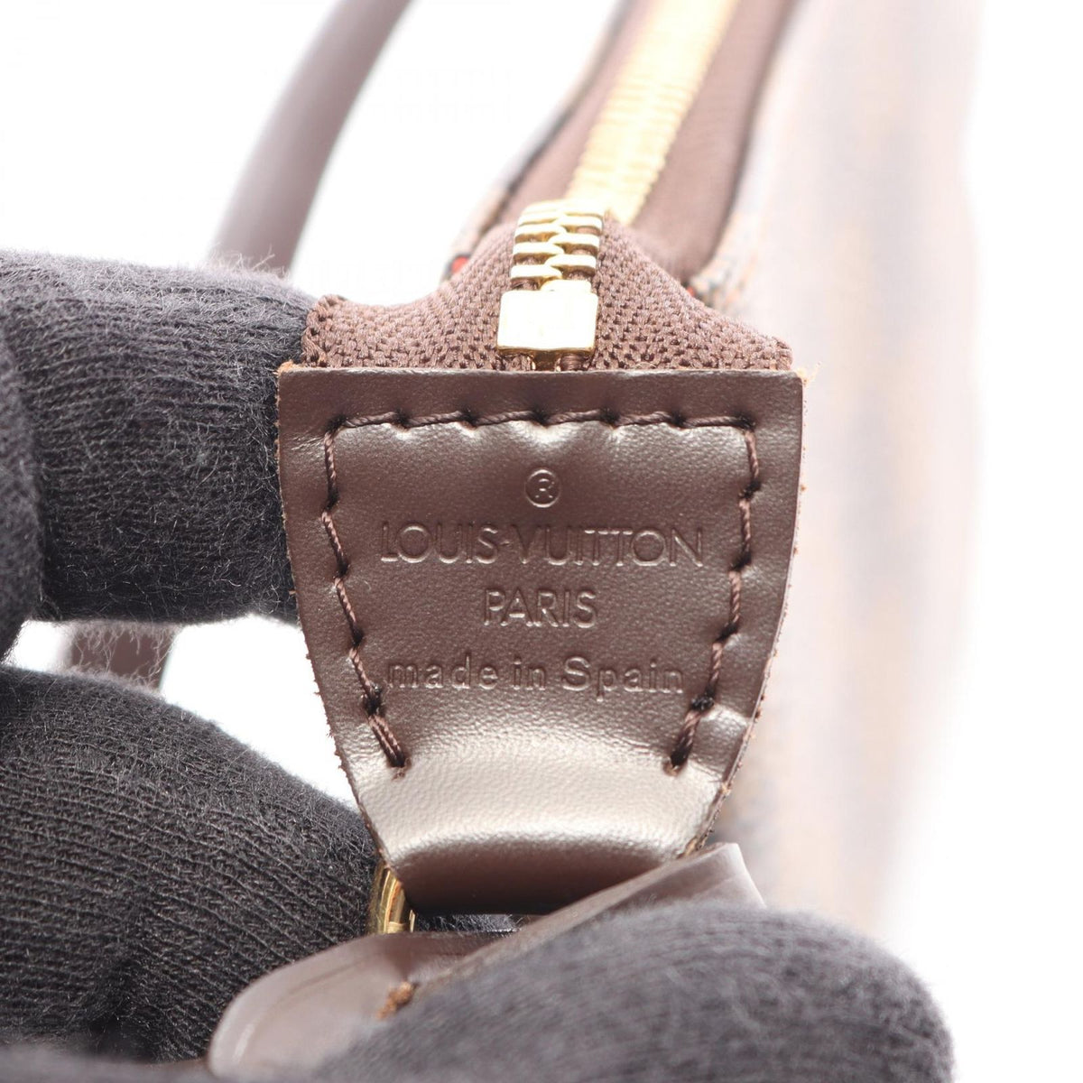 Louis Vuitton Handbag Pochette Accessoires Damier Ebene Leather — view 4