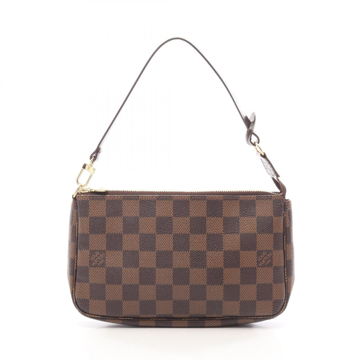 Louis Vuitton Handbag Pochette Accessoires Damier Ebene Leather