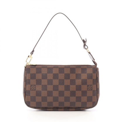Louis Vuitton Handbag Pochette Accessoires Damier Ebene Leather