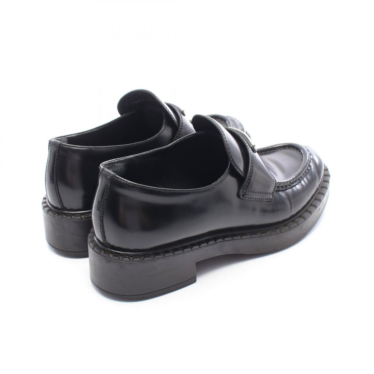 Prada Loafers Monolith Leather Shoes — view 2