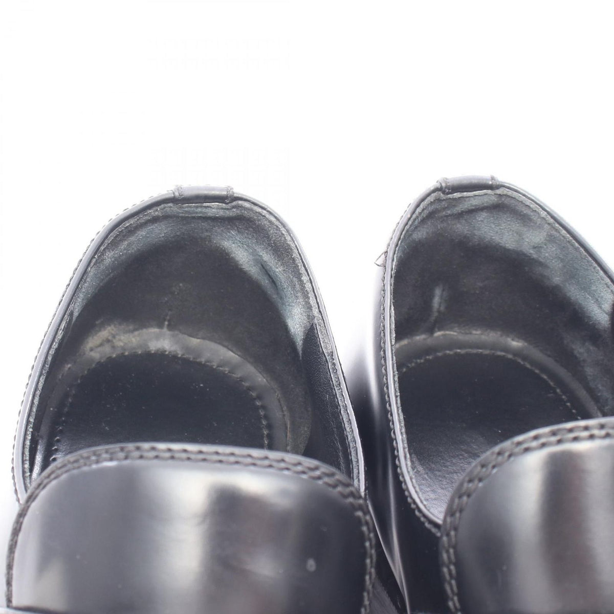 Prada Loafers Monolith Leather Shoes — view 7