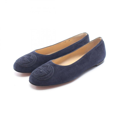 Gucci Interlocking G Suede Flat Shoes