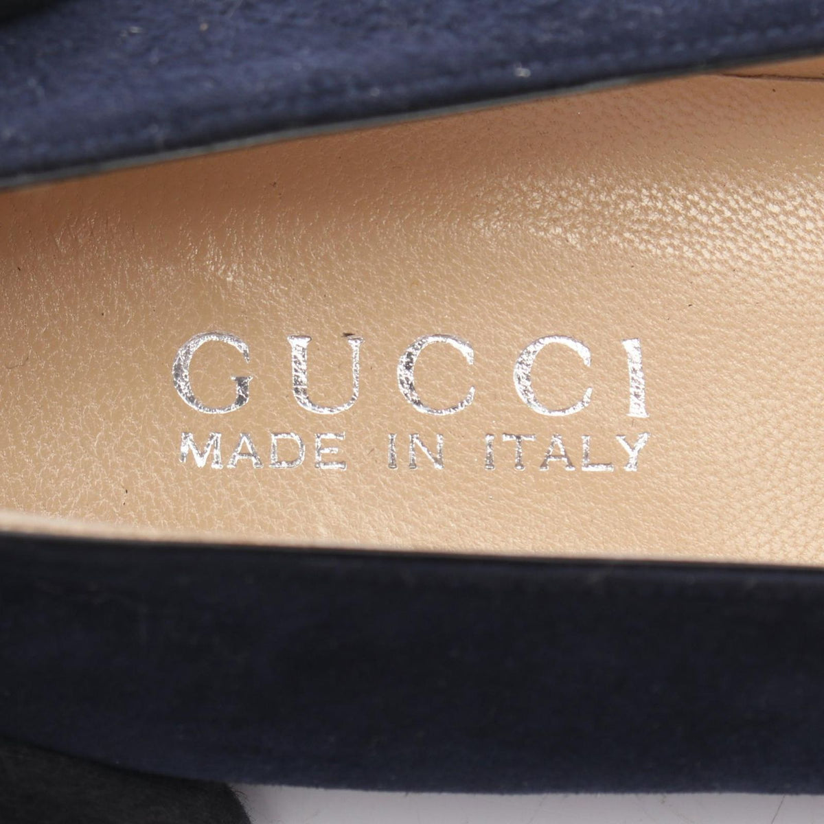 Gucci Interlocking G Suede Flat Shoes — view 5