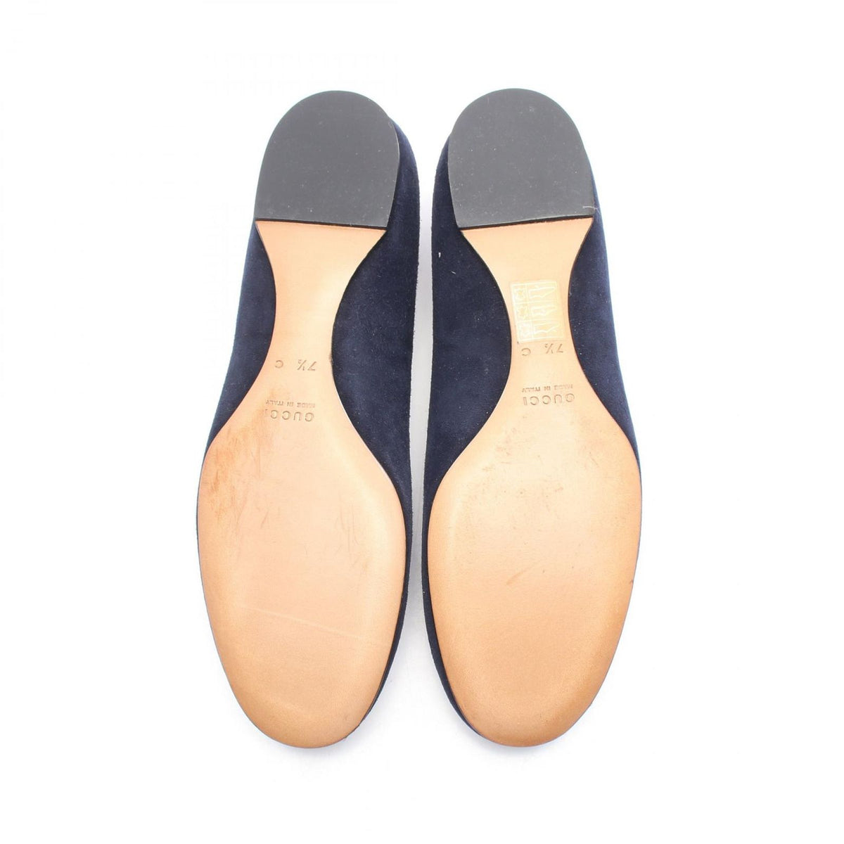 Gucci Interlocking G Suede Flat Shoes — view 4