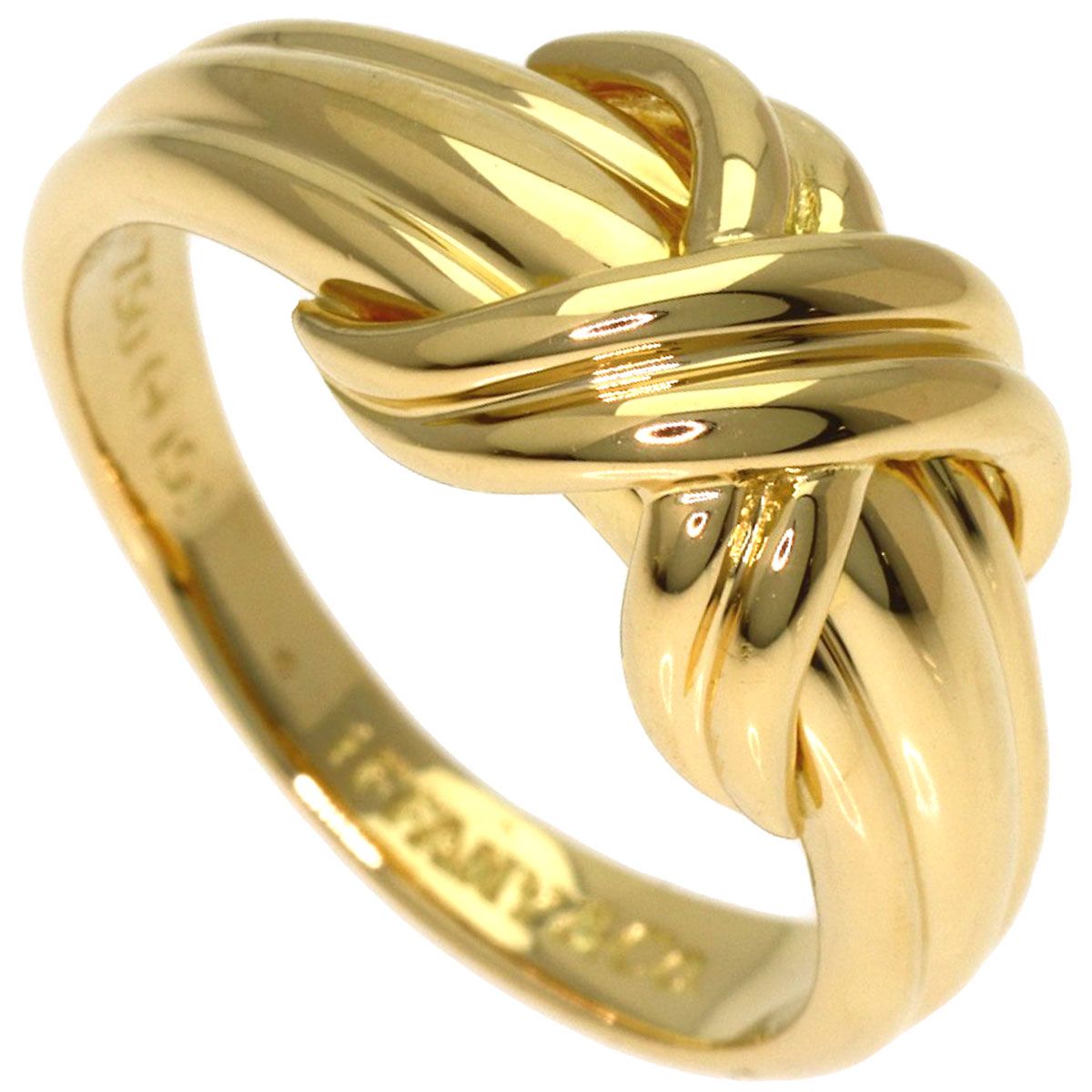 Tiffany & Co Signature Ring 18k Yellow Gold