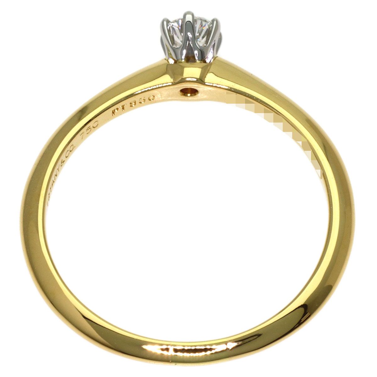 Tiffany & Co Solitaire Diamond Ring — view 4