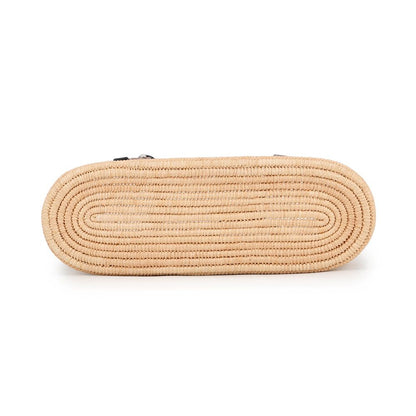 Loewe Tote Bag Square Basket Small Raffia Anagram — view 3