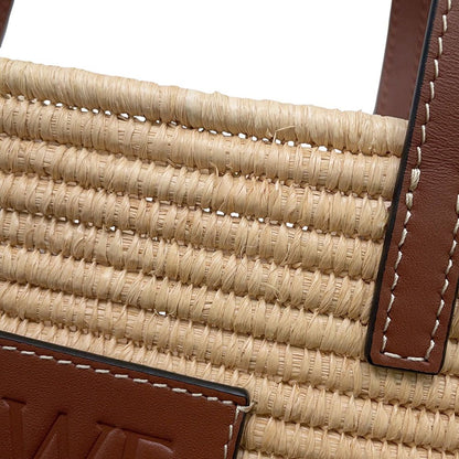 Loewe Tote Bag Square Basket Small Raffia Anagram — view 7