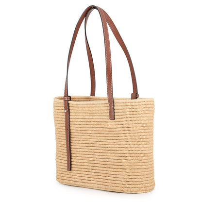 Loewe Tote Bag Square Basket Small Raffia Anagram — view 2
