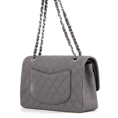 Chanel Chain Shoulder Bag Quilted 25 CC Logo Canvas Double — view 2