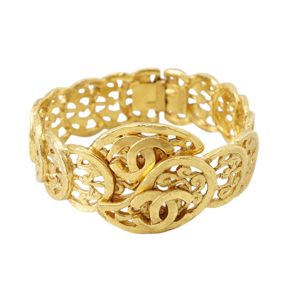Chanel Bracelet CC Logo Bangle 95A
