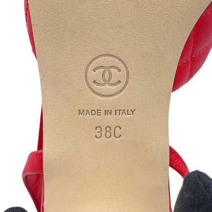 Chanel Pumps Slingback Lambskin Heels — view 6