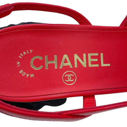 Chanel Pumps Slingback Lambskin Heels — view 5