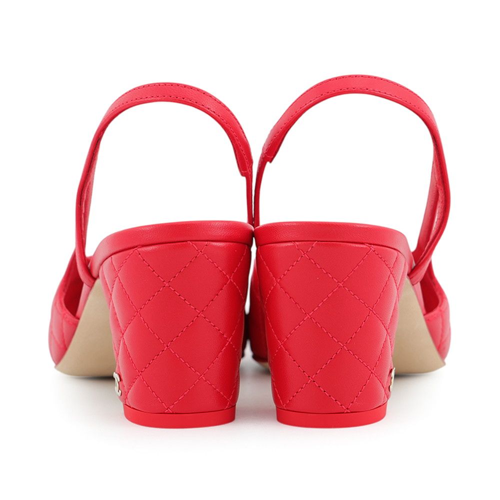 Chanel Pumps Slingback Lambskin Heels — view 3