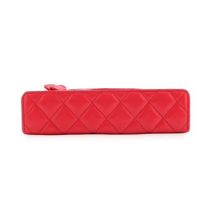 Chanel Chain Shoulder Bag Quilted Vanity CC Logo Caviar Leather 2-Way — view 3