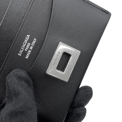 Balenciaga Card Case Rodeo Smooth Calf Leather Black — view 8