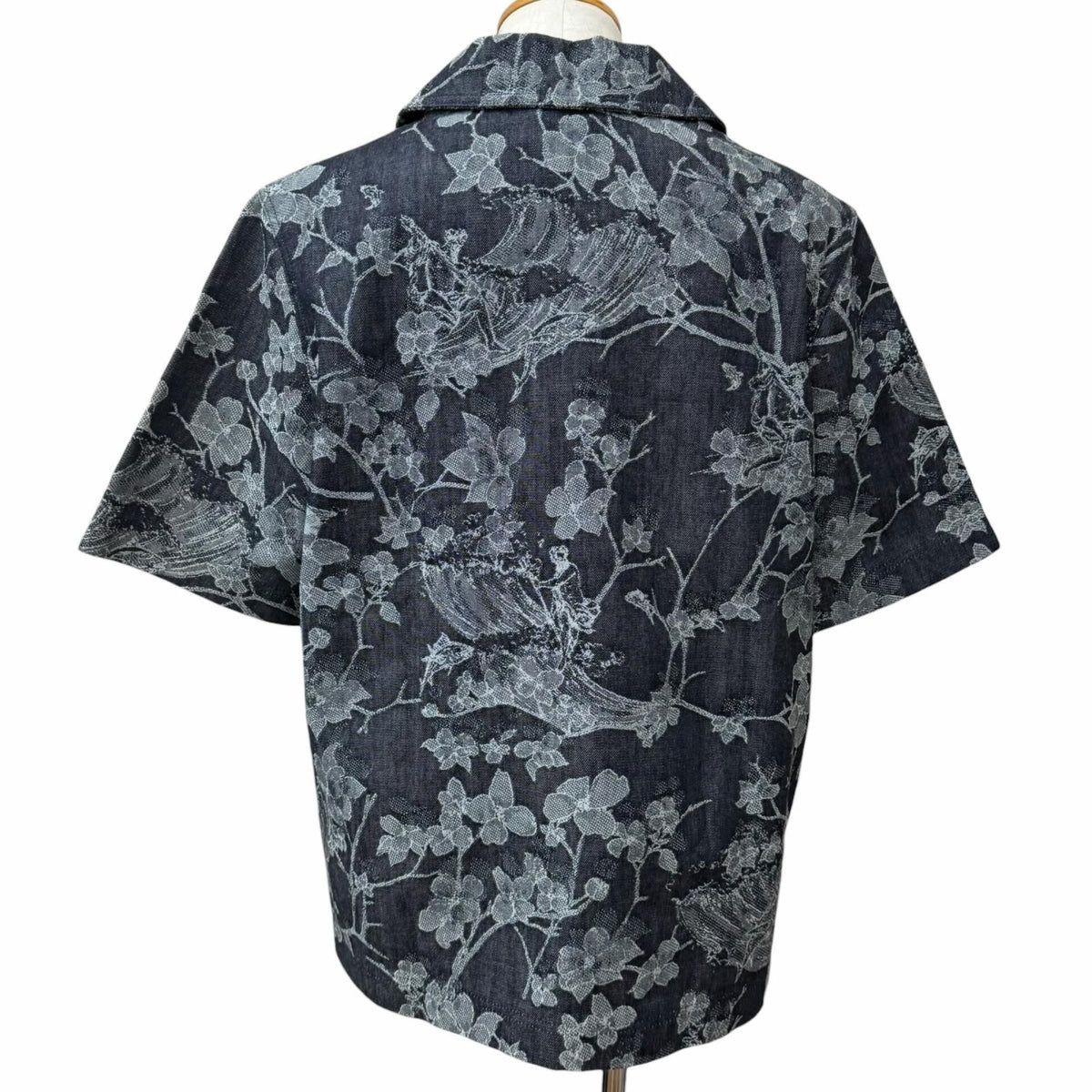 Louis Vuitton Floral Jacquard Denim Set Indigo Blue 30 M — view 5