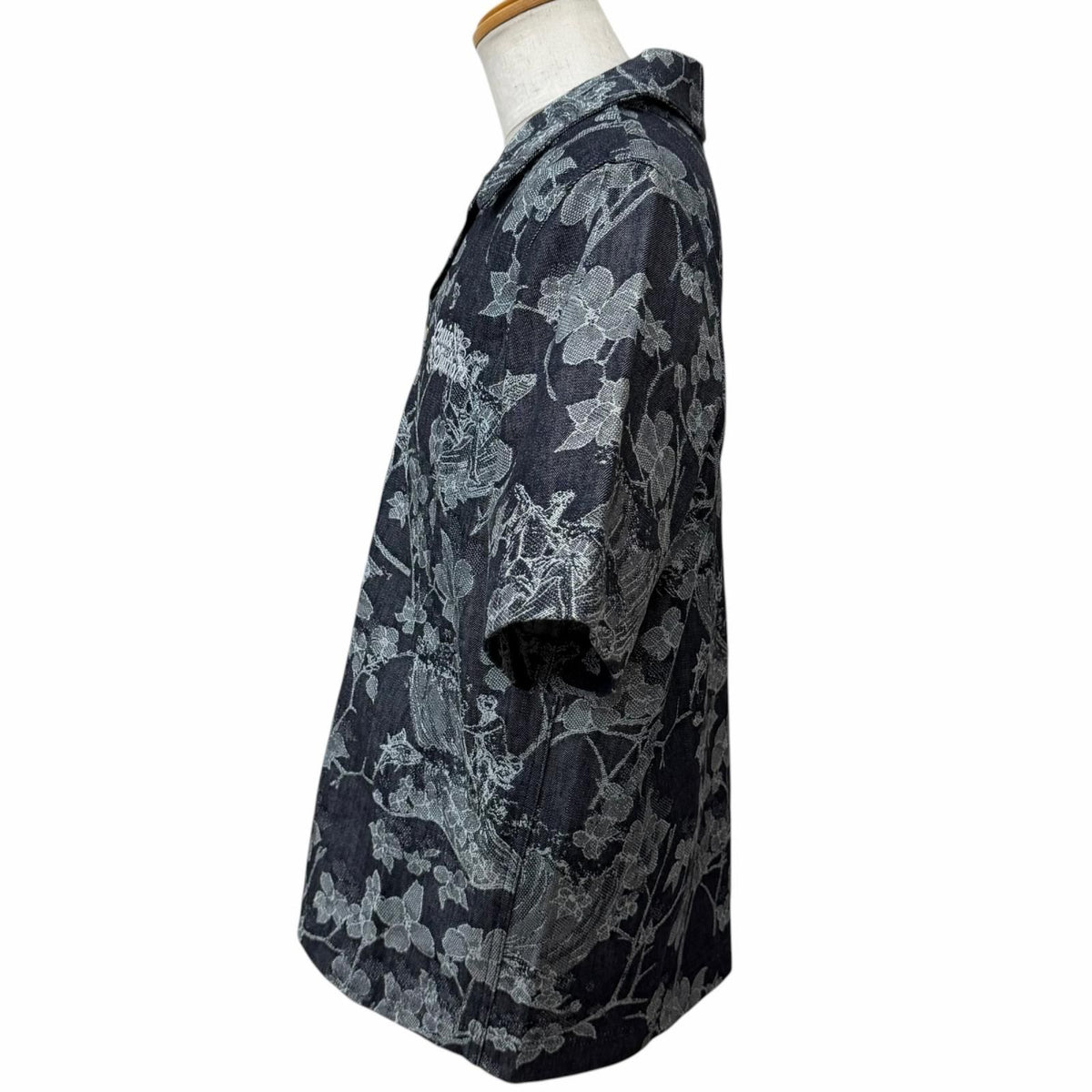 Louis Vuitton Floral Jacquard Denim Set Indigo Blue 30 M — view 4