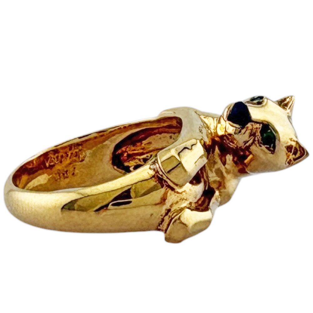 Cartier Panthere de Cartier Ring 18k Yellow Gold Tsavorite — view 6
