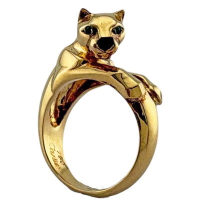 Cartier Panthere de Cartier Ring 18k Yellow Gold Tsavorite