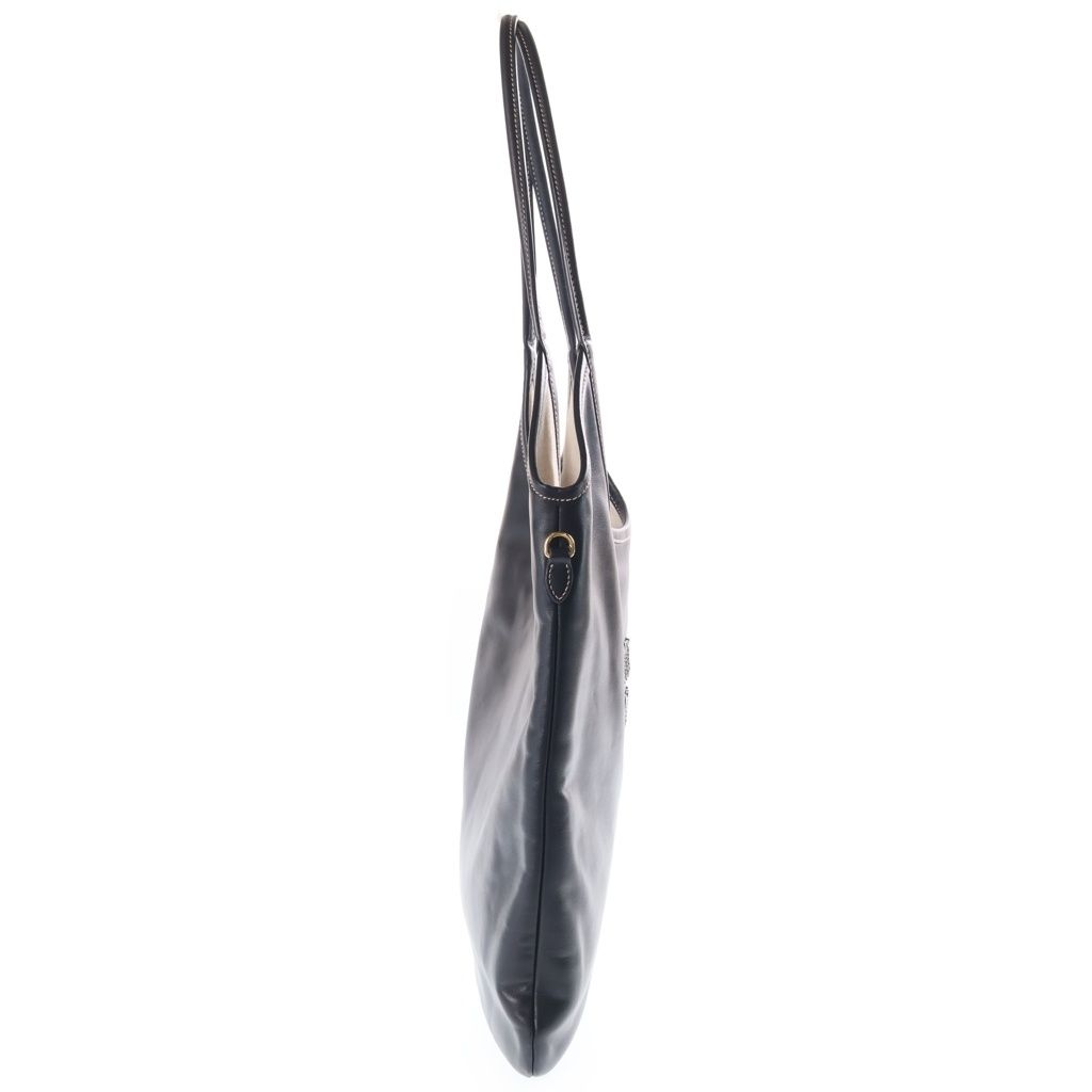 Miu Miu Logo Bag Handbag Black Leather — view 3