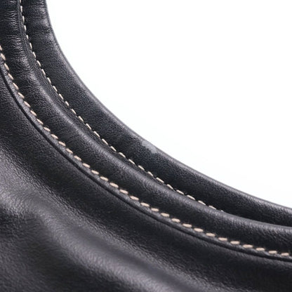 Miu Miu Logo Bag Handbag Black Leather — view 6