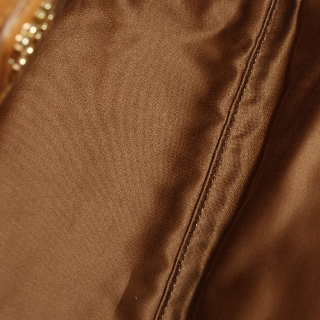 Miu Miu Leather Bow Handbag Brown Gold — view 8