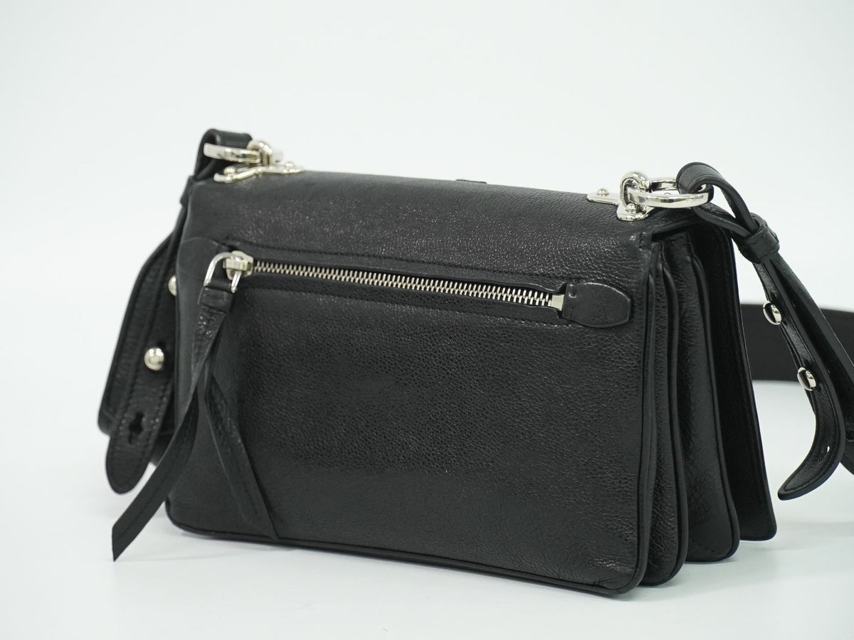 Prada Robot Collection Shoulder Bag Pochette Leather Black Multicolor — view 2