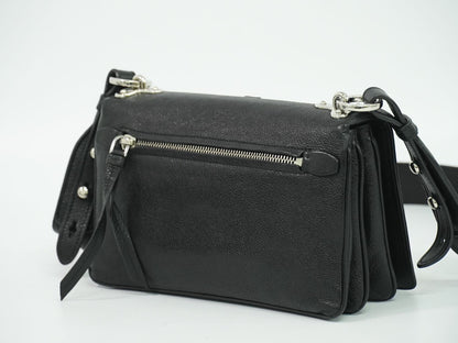 Prada Robot Collection Shoulder Bag Pochette Leather Black Multicolor — view 2