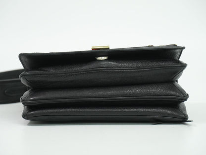 Prada Robot Collection Shoulder Bag Pochette Leather Black Multicolor — view 3