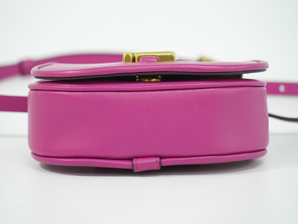 Fendi Camon Nano Shoulder Bag Pochette Leather Pink C'mon — view 3