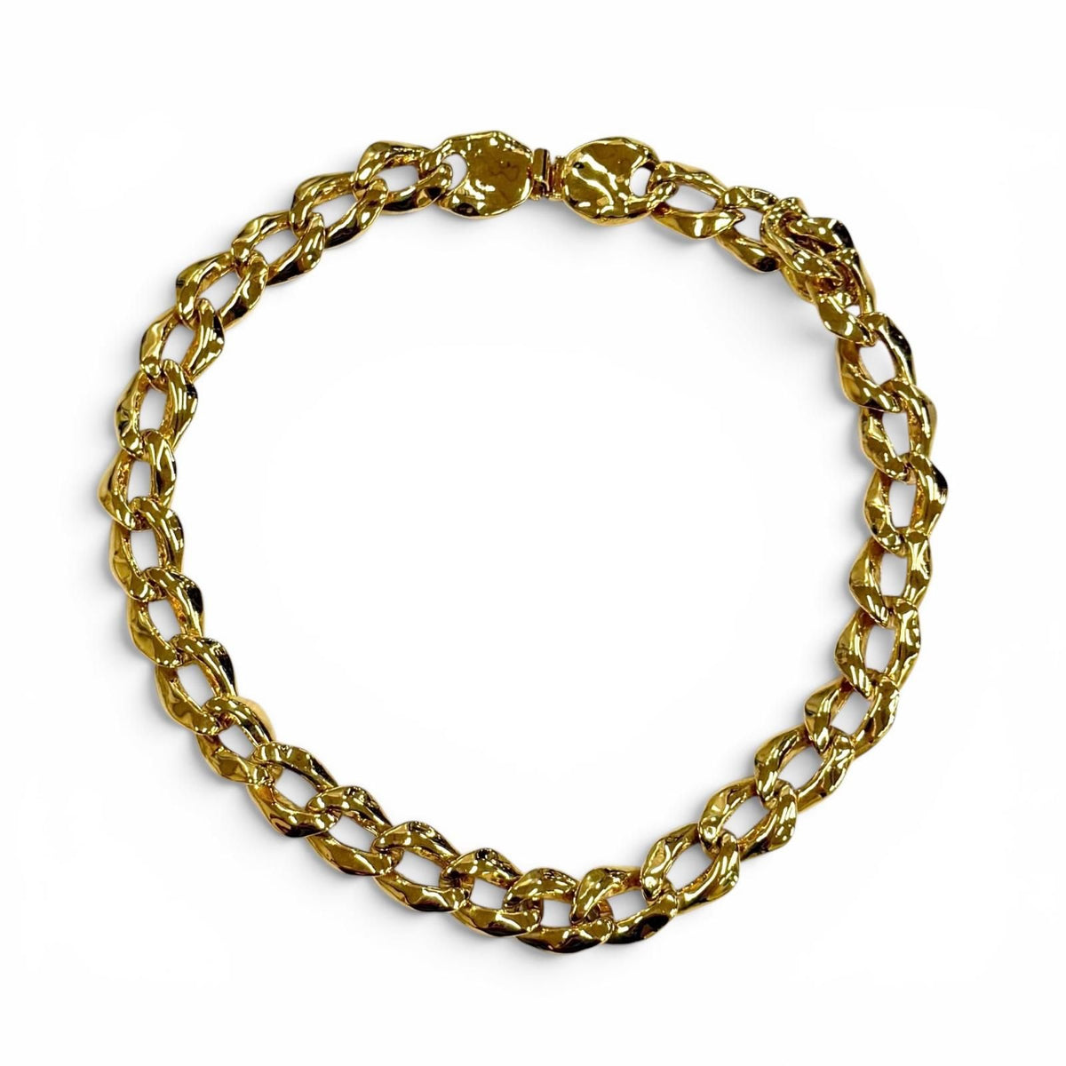 Saint Laurent Vintage Gold Chain Necklace Choker