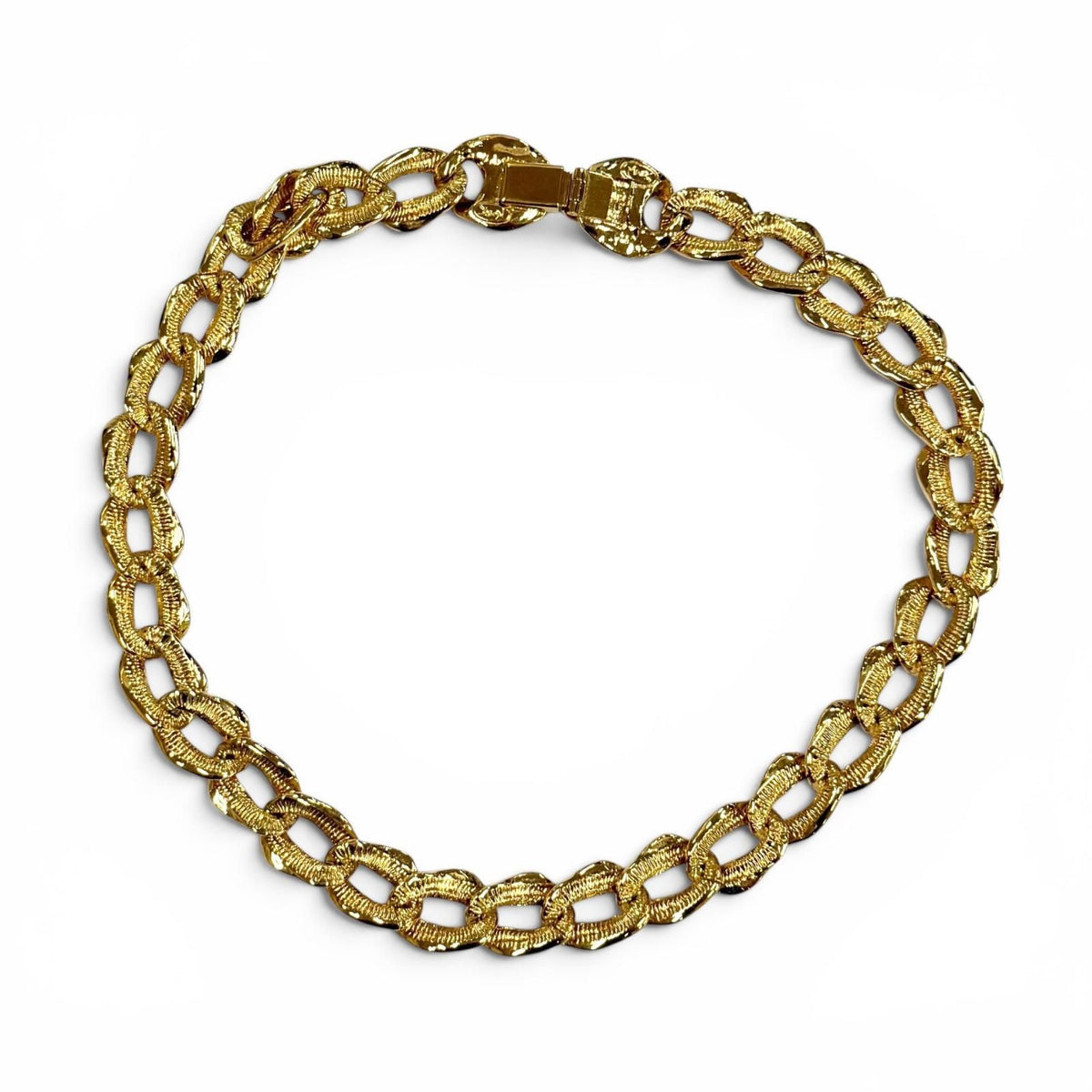 Saint Laurent Vintage Gold Chain Necklace Choker — view 2