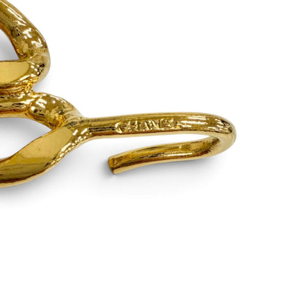 Chanel Vintage CC Logo Medallion Chain Belt Gold — view 7