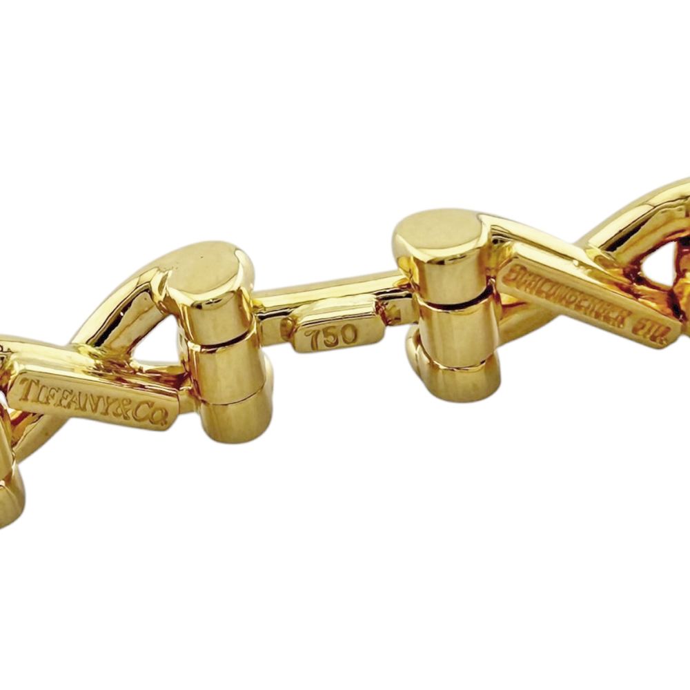 Tiffany & Co Link Bracelet 18k Yellow Gold — view 4