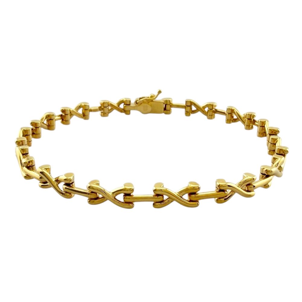 Tiffany & Co Link Bracelet 18k Yellow Gold