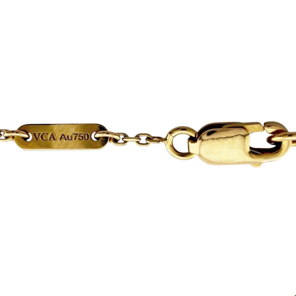 Van Cleef & Arpels Sweet Heart Bracelet 18k Pink Gold Carnelian — view 4