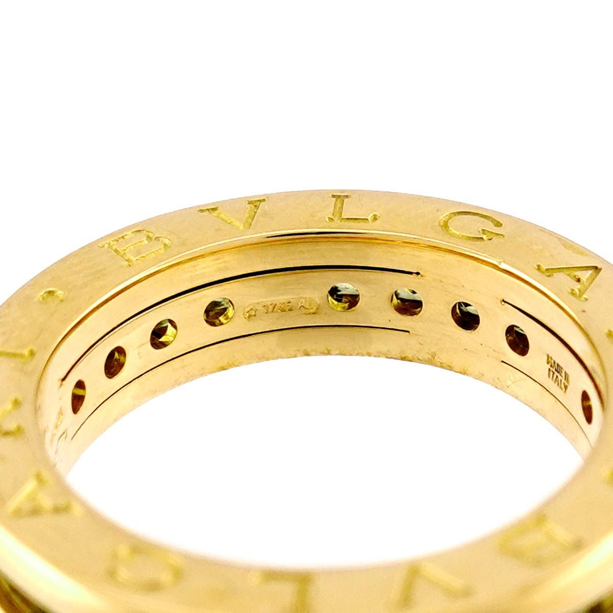 Bvlgari B.zero1 Band 48 Ring Peridot 18k Yellow Gold 750 — view 4