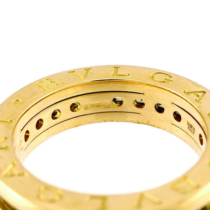 Bvlgari B.zero1 Band 48 Ring Peridot 18k Yellow Gold 750 — view 4