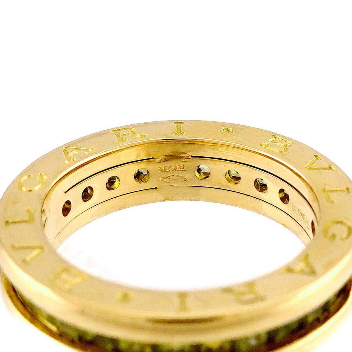 Bvlgari B.zero1 Band 48 Ring Peridot 18k Yellow Gold 750 — view 3