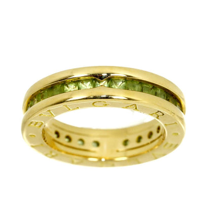 Bvlgari B.zero1 Band 48 Ring Peridot 18k Yellow Gold 750 — view 2