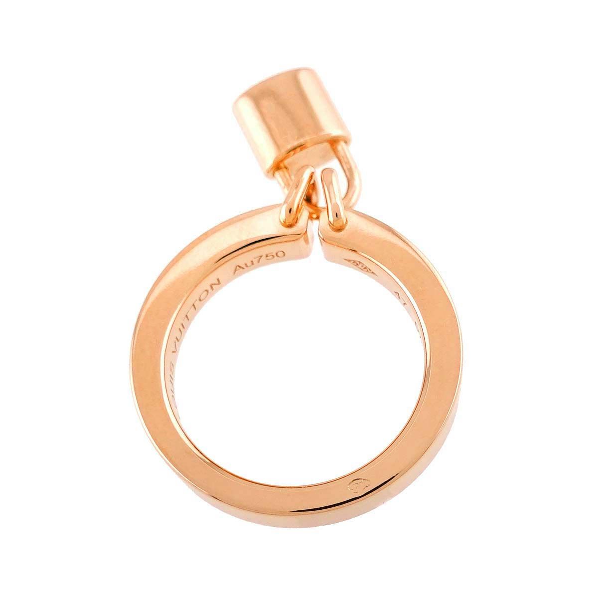 Louis Vuitton Bague Lockit 47 Ring 18k Pink Gold 750 — view 5