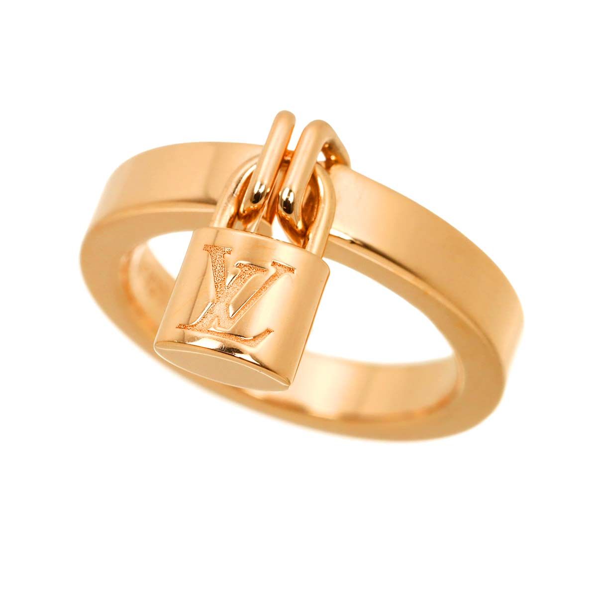 Louis Vuitton Bague Lockit 47 Ring 18k Pink Gold 750 — view 6