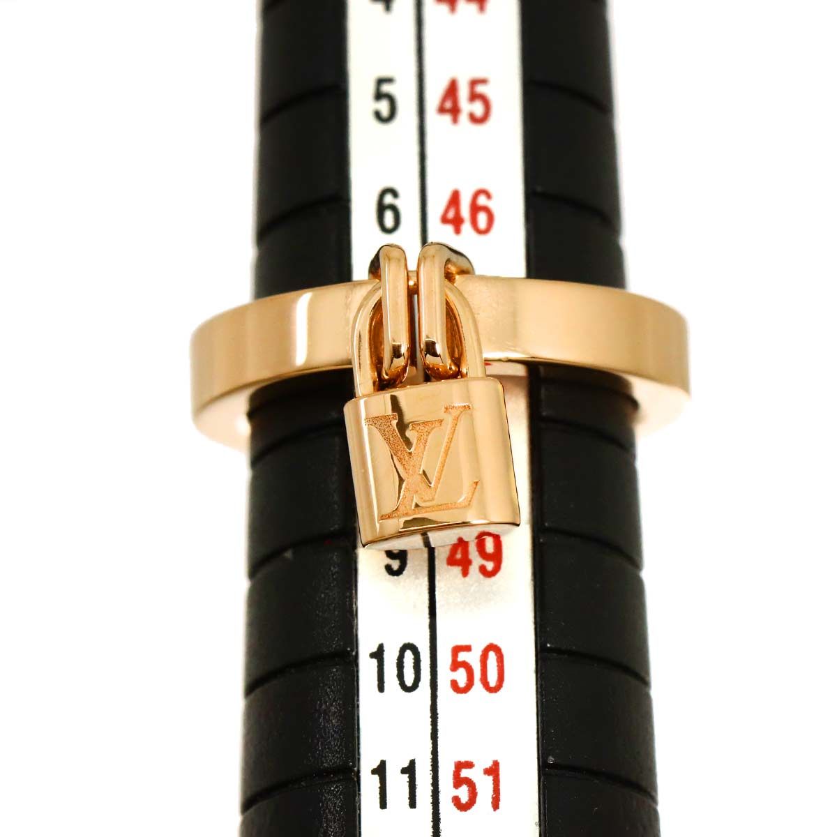 Louis Vuitton Bague Lockit 47 Ring 18k Pink Gold 750 — view 7