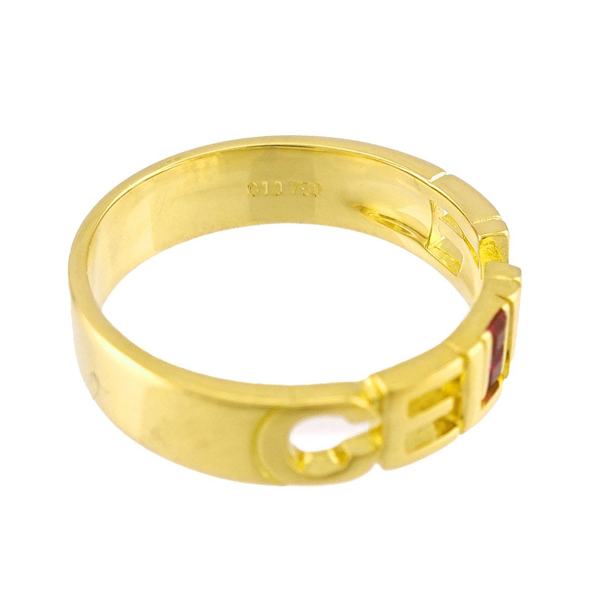 Celine Ring Ruby 18k Yellow Gold — view 4