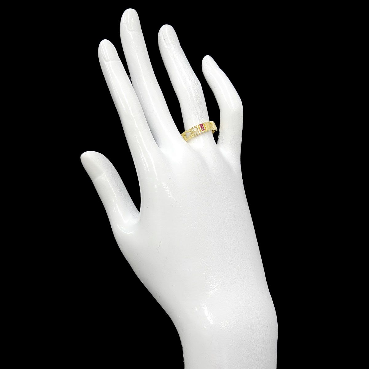 Celine Ring Ruby 18k Yellow Gold — view 7