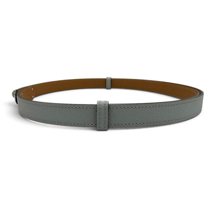 Hermes Kelly Belt Veau Epsom Blue Glacier Gold Silver — view 3