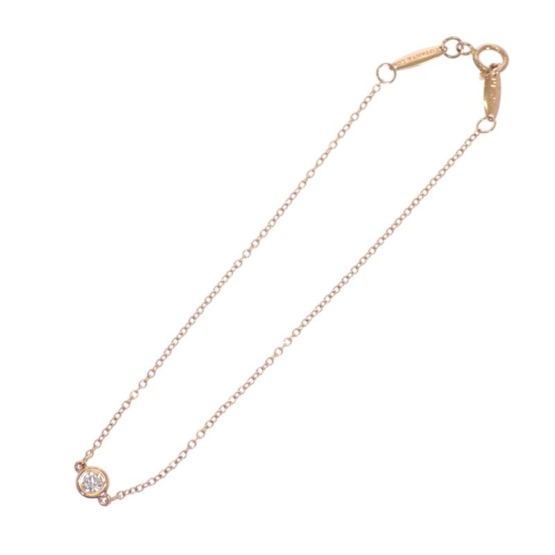 Tiffany & Co Diamond by the Yard Bracelet 18k Pink Gold Elesa Peretti Genus — view 5