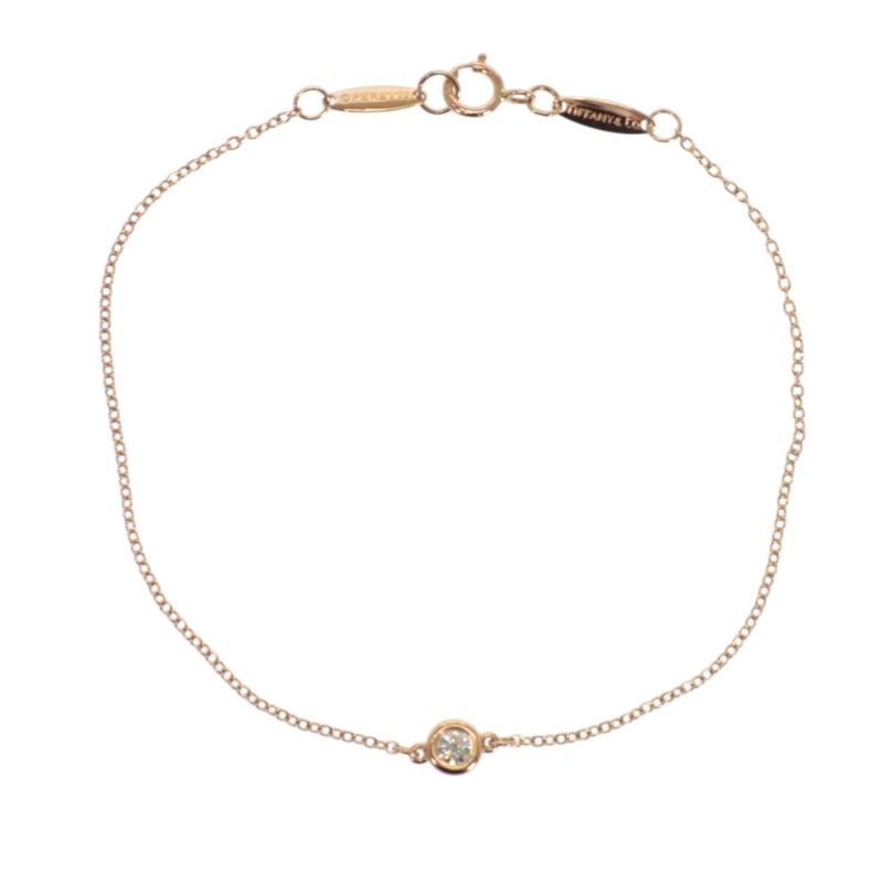 Tiffany & Co Diamond by the Yard Bracelet 18k Pink Gold Elesa Peretti Genus — view 2